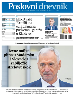 Cover of Poslovni Dnevnik