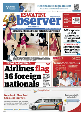 Cover of Eswatini Observer