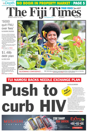 Cover of The Fiji Times