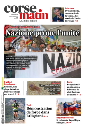 Cover of Corse Matin