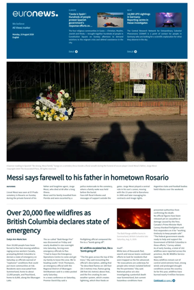 Cover of EuroNews (English Edition)