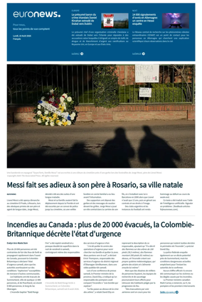 Cover of EuroNews (French Edition)