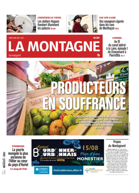 Cover of La Montagne (Vichy)
