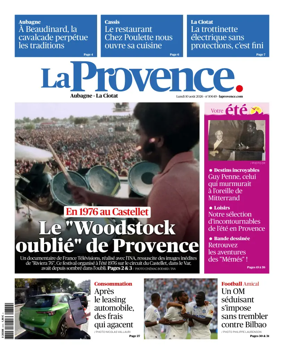 Cover of La Provence Aubagne-La Ciotat