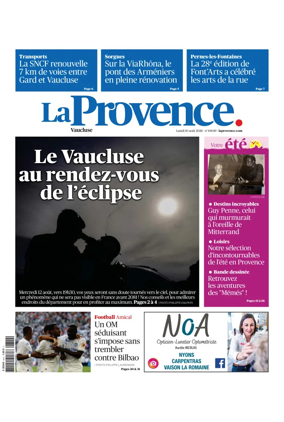 Cover of La Provences Vaucluse