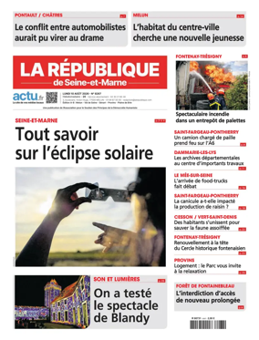 Cover of La Republique de Seine-et-Marne (Edition A-B)