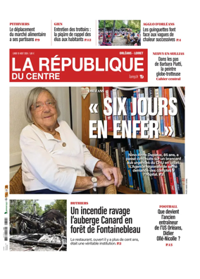 Cover of La Republique du Centre (Orleans - Loiret))
