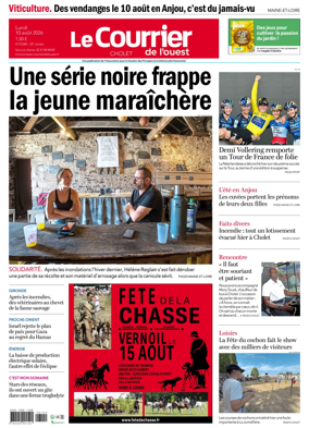 Cover of Le Courrier de l’Ouest (Cholet)