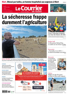 Cover of Le Courrier de l’Ouest (Deux-Sevres)