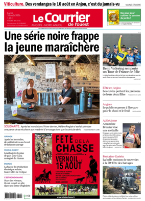 Cover of Le Courrier de l’Ouest (Nord Anjou)