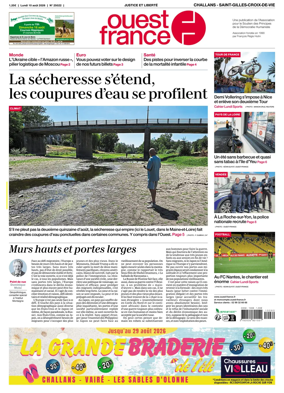 Cover of Ouest France (Challans / Saint-Gilles-Croix-de-Vie)