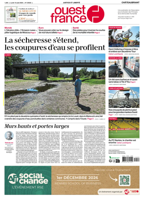 Cover of Ouest France (Chateaubriant)