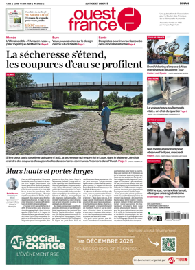 Cover of Ouest France (Dinan)