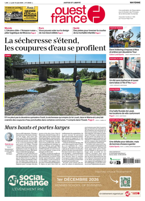 Cover of Ouest France (Mayenne)