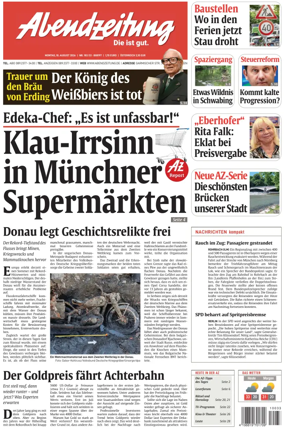 Cover of Abendzeitung Munchen