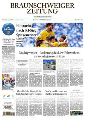 Cover of Braunschweiger Zeitung (Braunschweig)