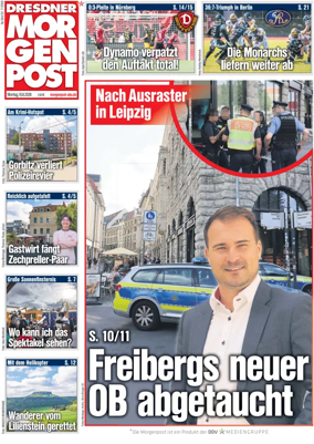 Cover of Dresdner Morgenpost