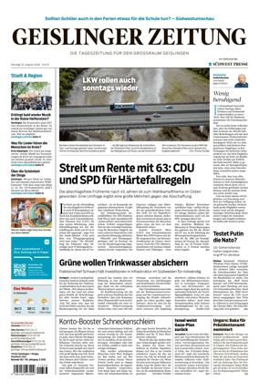 Cover of Geislinger Zeitung