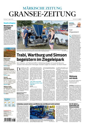 Cover of Gransee-Zeitung