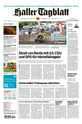 Cover of Haller Tagblatt