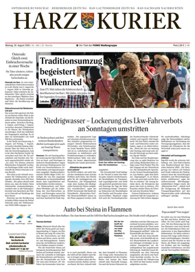 Cover of Harz Kurier