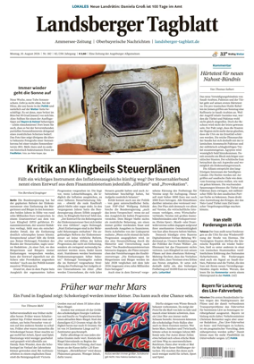 Cover of Landsberger Tagblatt