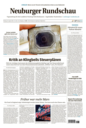 Cover of Neuburger Rundschau