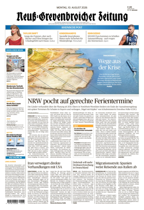 Cover of Neuss-Grevenbroicher Zeitung Neuss