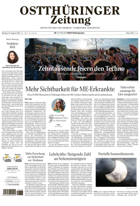 Cover of Ostthuringer Zeitung (Gera)