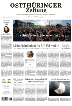Cover of Ostthuringer Zeitung (Saale-Holzland-Kreis)