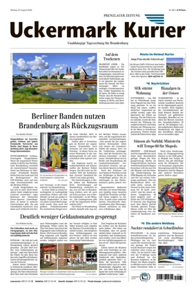 Cover of Prenzlauer Zeitung