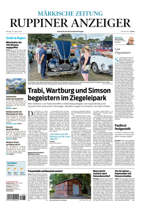 Cover of Ruppiner Anzeiger