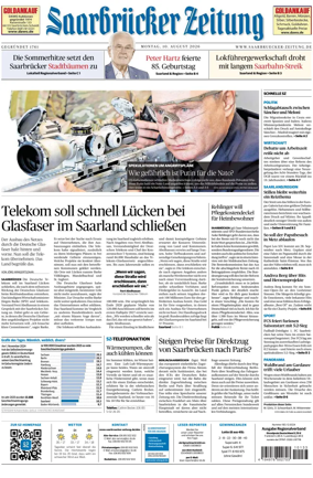Cover of Saarbruecker Zeitung