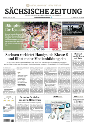 Cover of Sachsische Zeitung (Rodertal)
