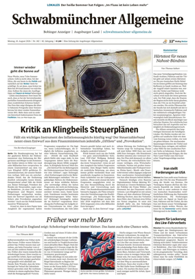 Cover of Schwabmunchner Allgemeine