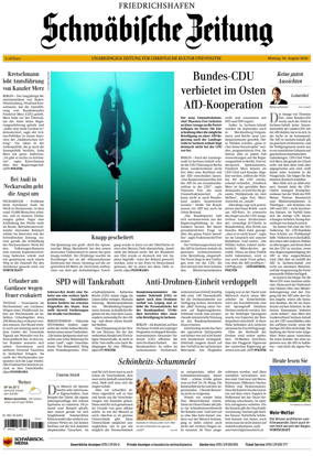 Cover of Schwabische Zeitung (Friedrichshafen)