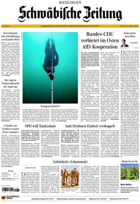Cover of Schwabische Zeitung (Riedlingen)