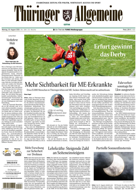 Cover of Thuringer Allgemeine (Gotha)