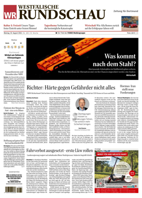 Cover of Westfalische Rundschau (Dortmund-Sud II)