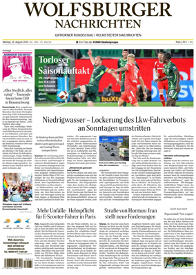 Cover of Wolfsburger Nachrichten (Wolfsburg-Gifhorn)