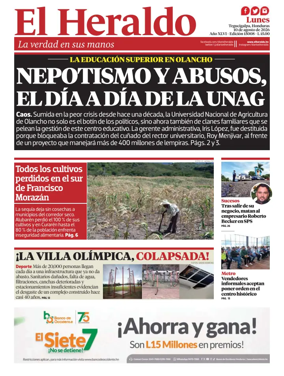 Cover of Diario El Heraldo