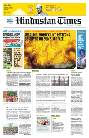 Cover of Hindustan Times (Delhi) - School