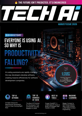 Cover of Tech AI Magazine