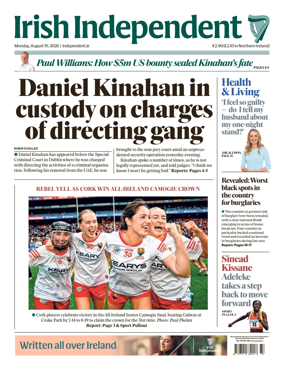Cover of Irish Independent