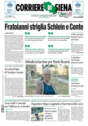 Cover of Corriere di Siena