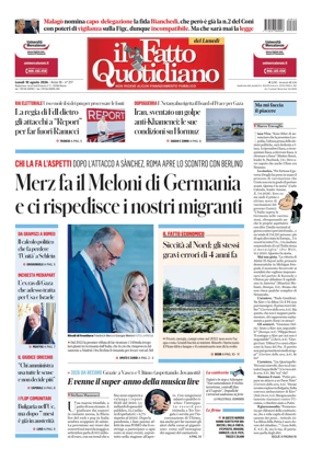 Cover of Il Fatto Quotidiano