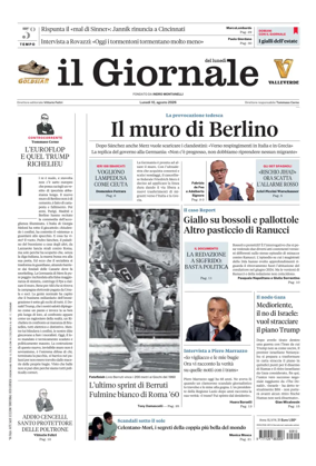 Cover of Il Giornale (Italy)