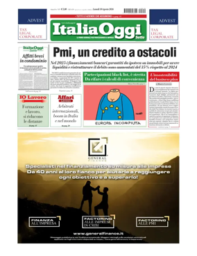Cover of ItaliaOggi Sette