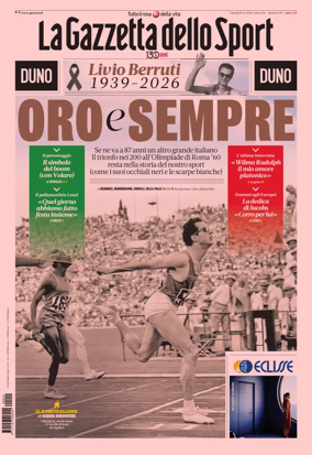 Cover of La Gazzetta dello Sport - Milano