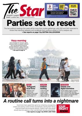 Cover of The Star Malaysia
